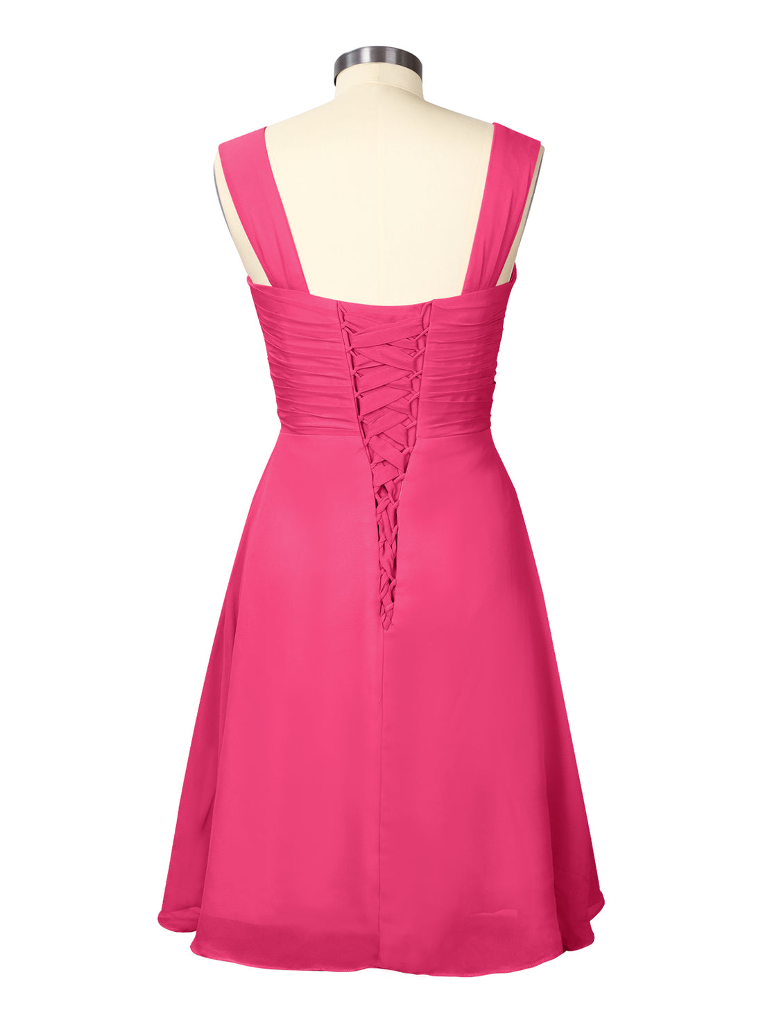 Ruched Chiffon Two-Piece Dress Set 