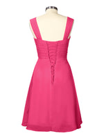 Ruched Chiffon Two-Piece Dress Set 