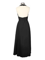 Ruched Halter Bridesmaid Dress 