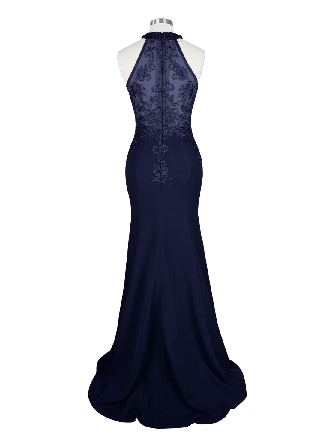 Halter Neckline Trumpet Dress 