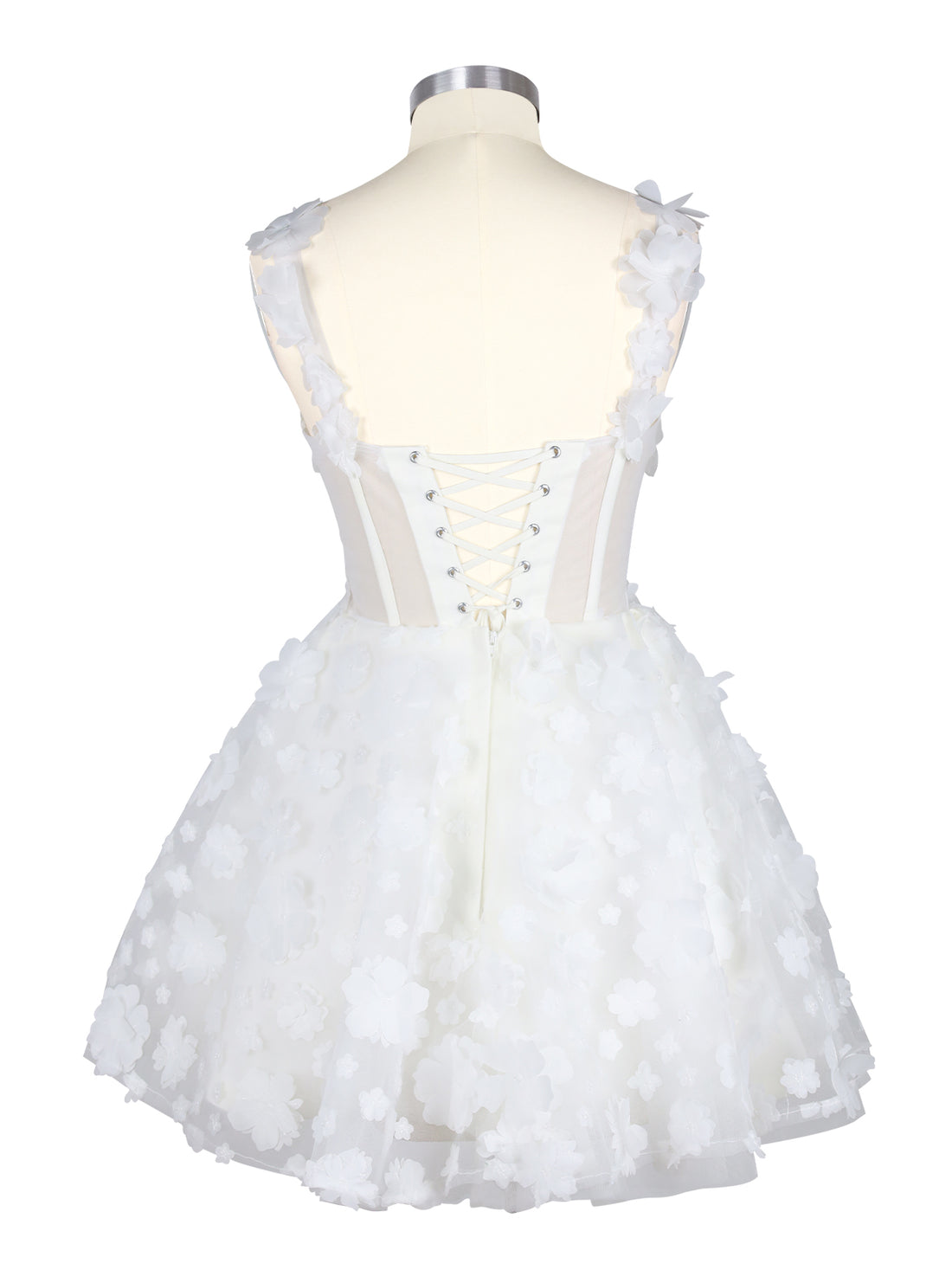Sweetheart 3D Flower Wedding Dress 