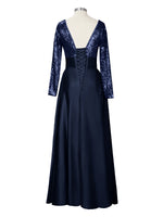 Long Sleeveless Sequin Prom Dress 