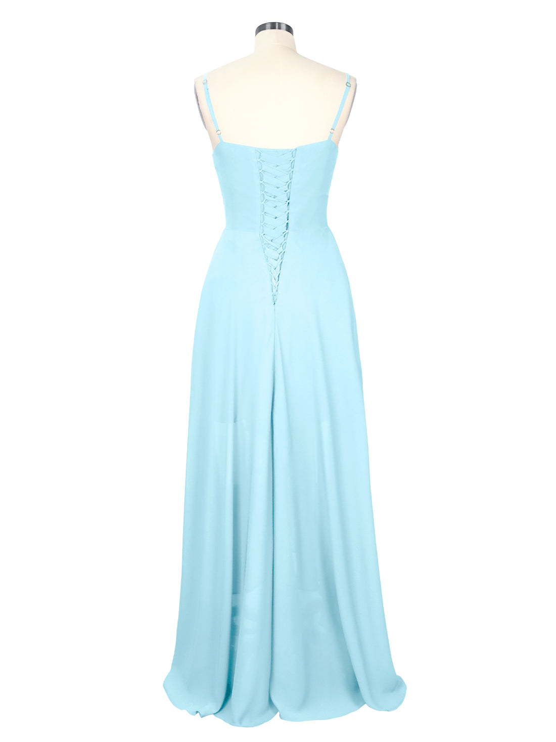 Spaghetti Asymmetrical Bridesmaid Dress 