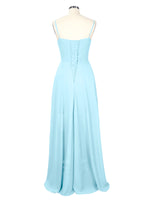 Spaghetti Asymmetrical Bridesmaid Dress 