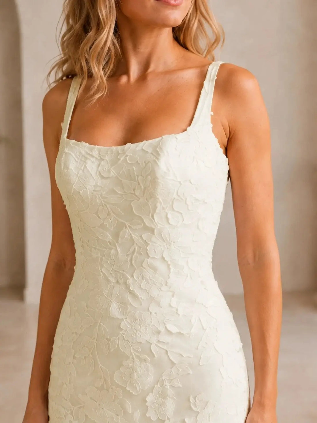 Trumpet Wedding Dress with Corset Back Bodice