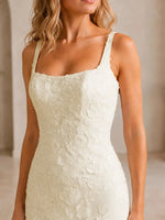 Trumpet Wedding Dress with Corset Back Bodice