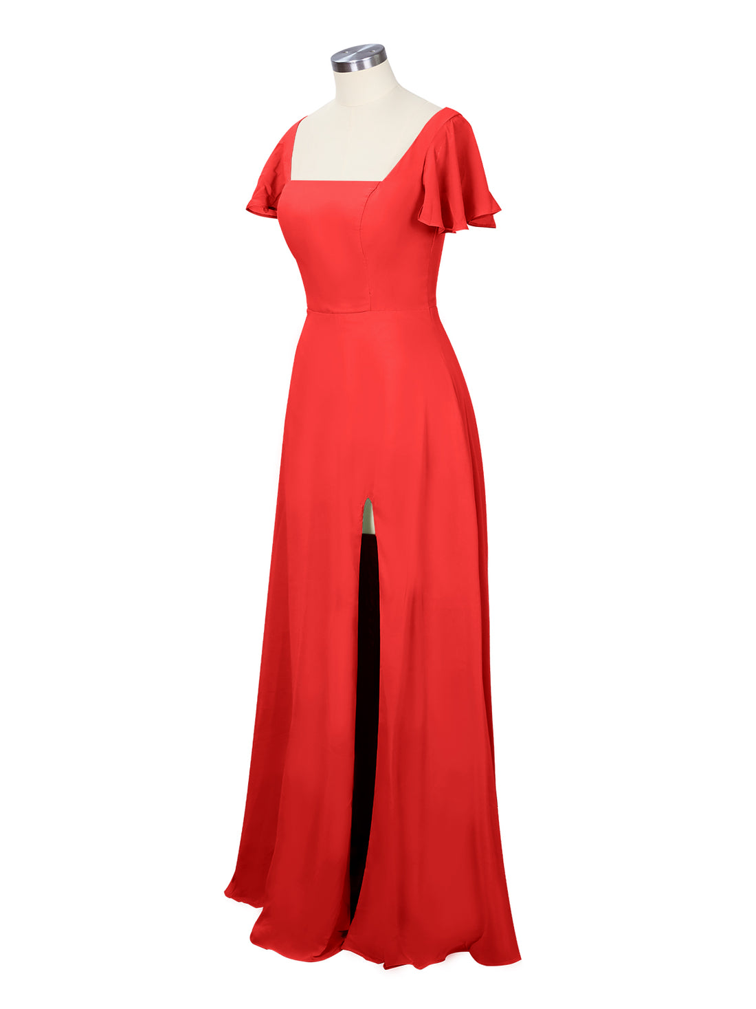 Flutter Sleeves Bridesmaid Dress 
