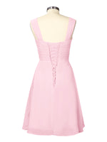 Ruched Chiffon Two-Piece Dress Set 