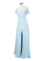 Flutter Sleeves Bridesmaid Dress 