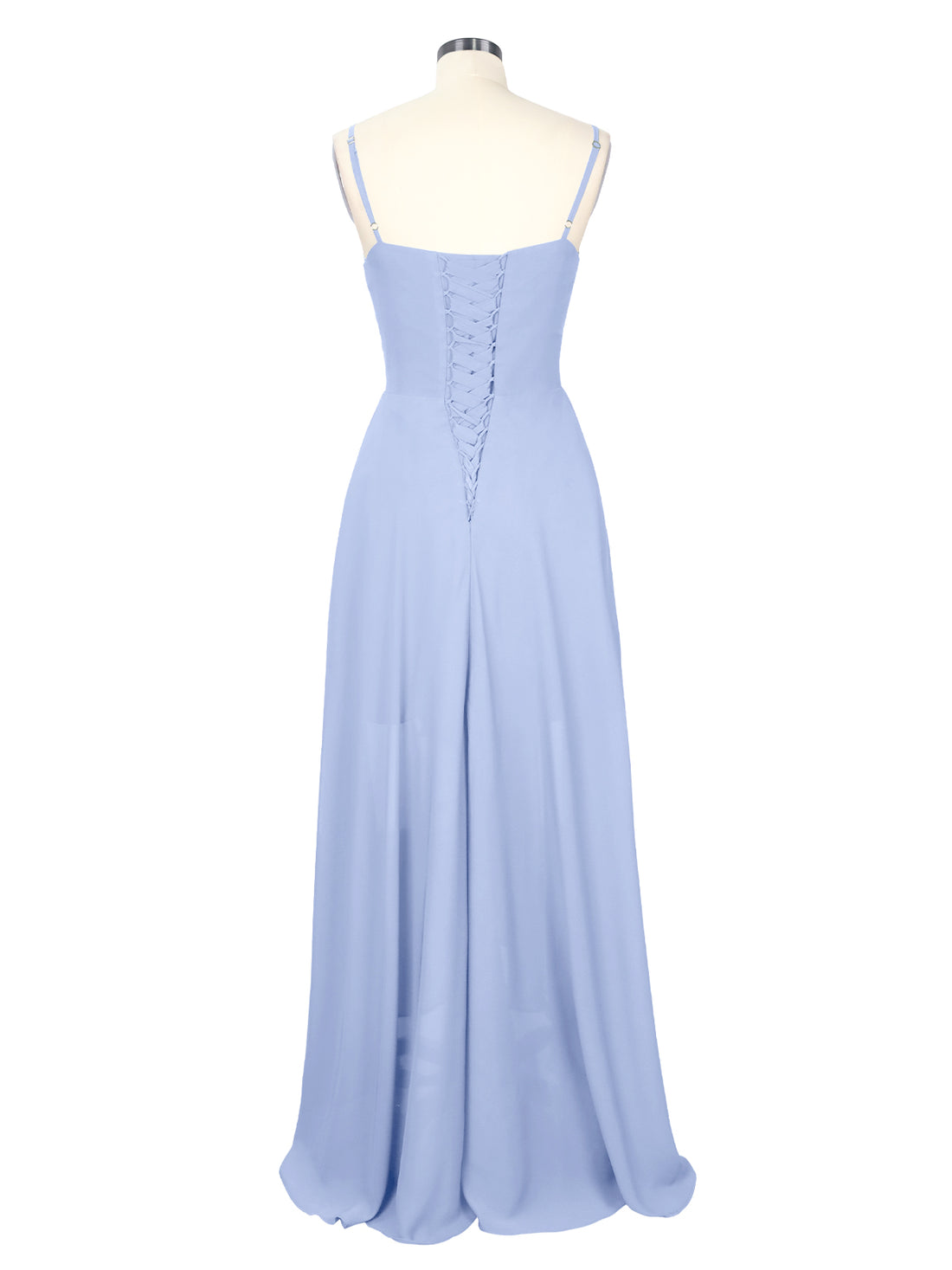 Spaghetti Asymmetrical Bridesmaid Dress 