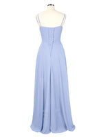 Spaghetti Asymmetrical Bridesmaid Dress 