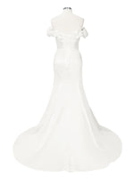 3D Floral Sheath Wedding Dress 