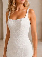 Trumpet Wedding Dress with Corset Back Bodice