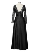 Long Sleeveless Sequin Prom Dress 