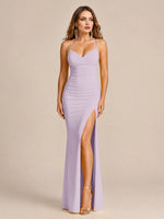 Sheath Prom Dress with Double Spaghetti Straps 