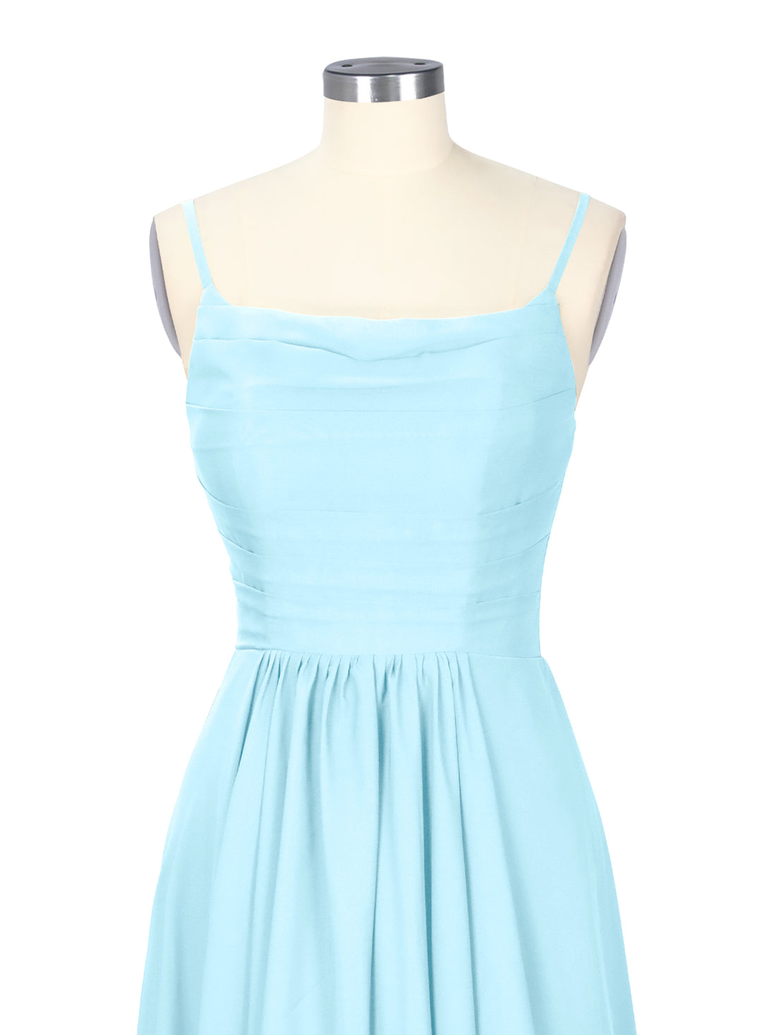 Spaghetti Asymmetrical Bridesmaid Dress 