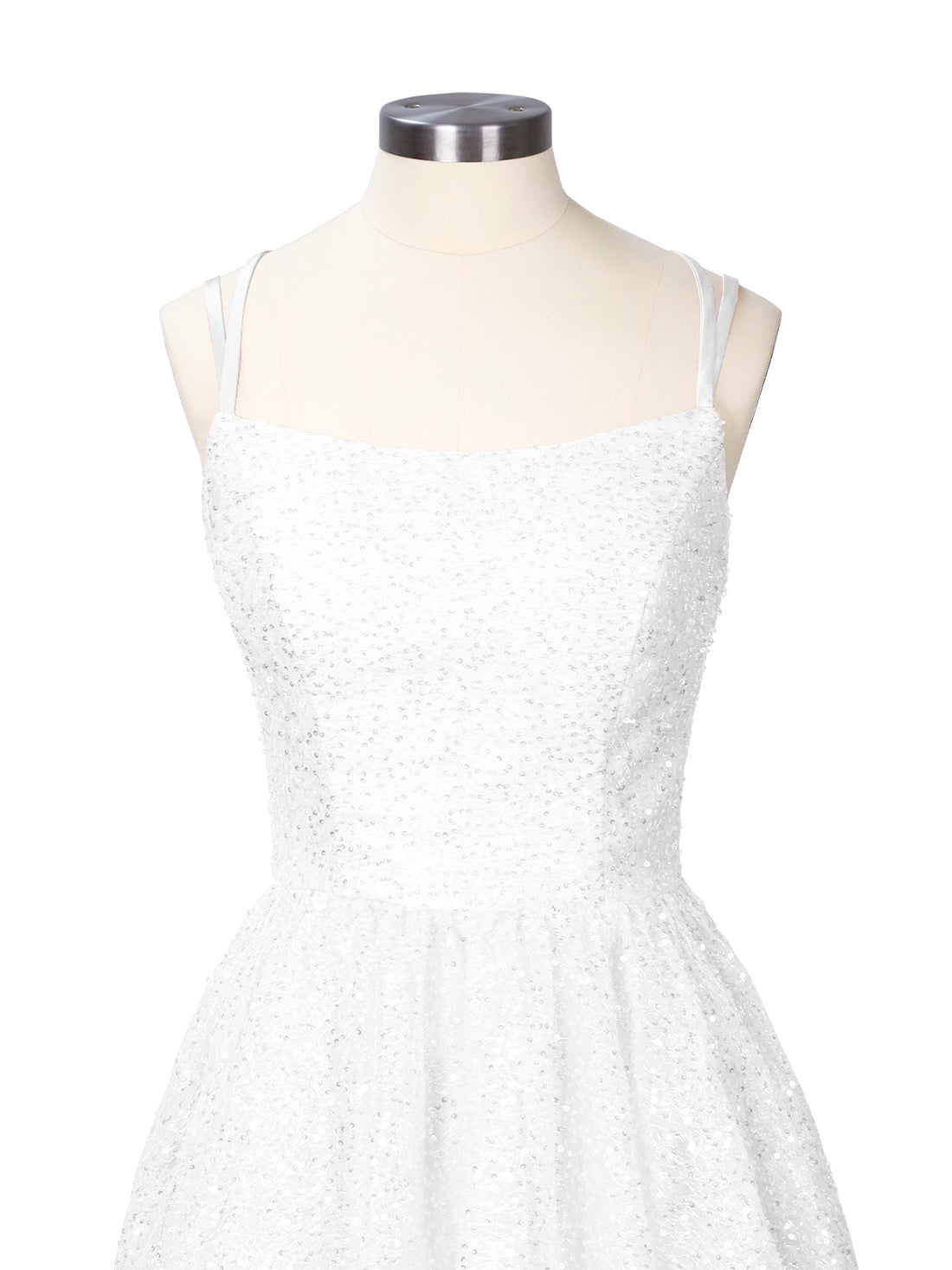 Sparkly Sequined A-line Mini Dress 