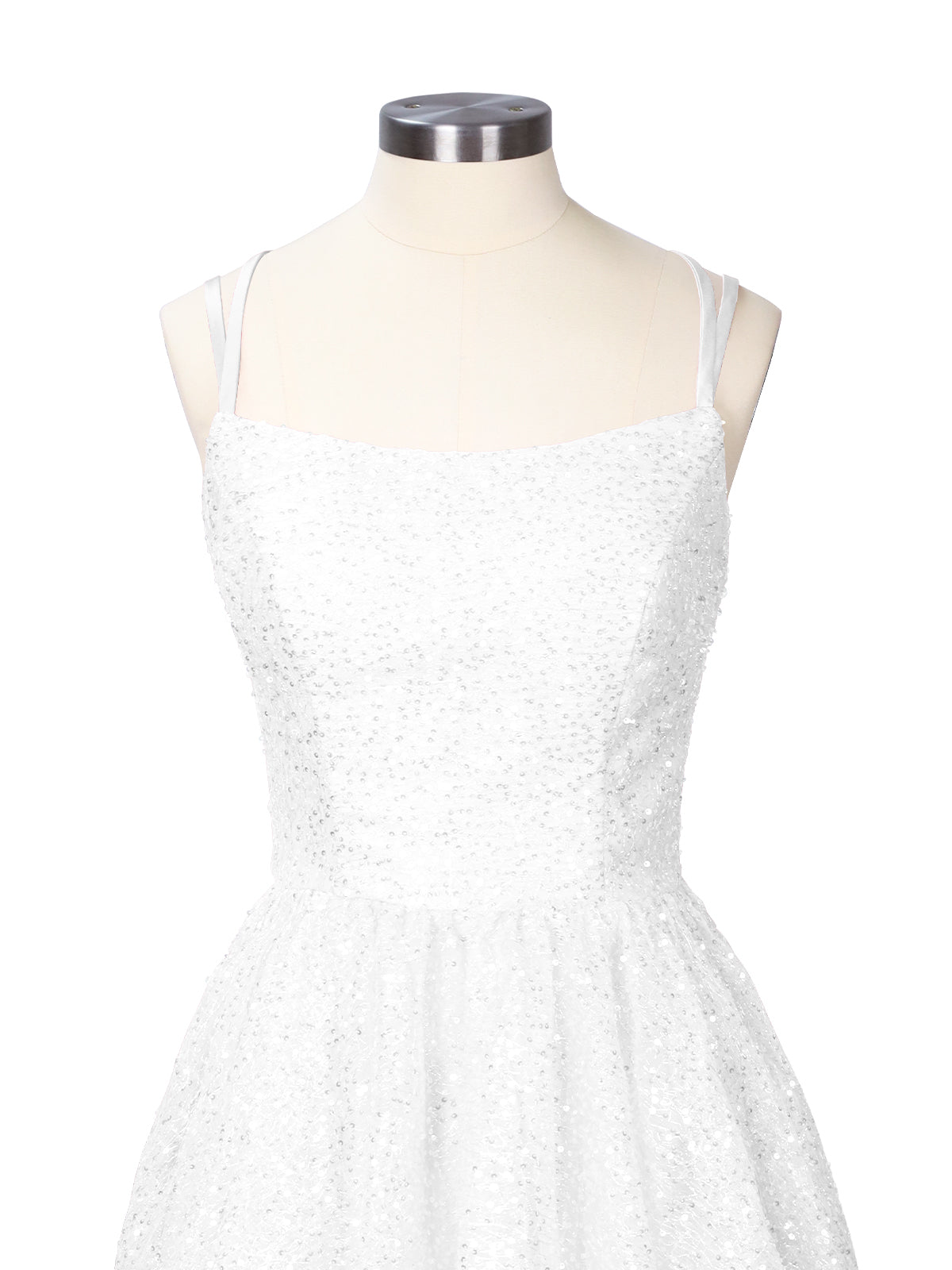 Sparkly Sequined A-line Mini Dress 