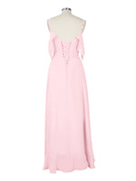 Flowy Spaghetti Bridesmaid Dress 