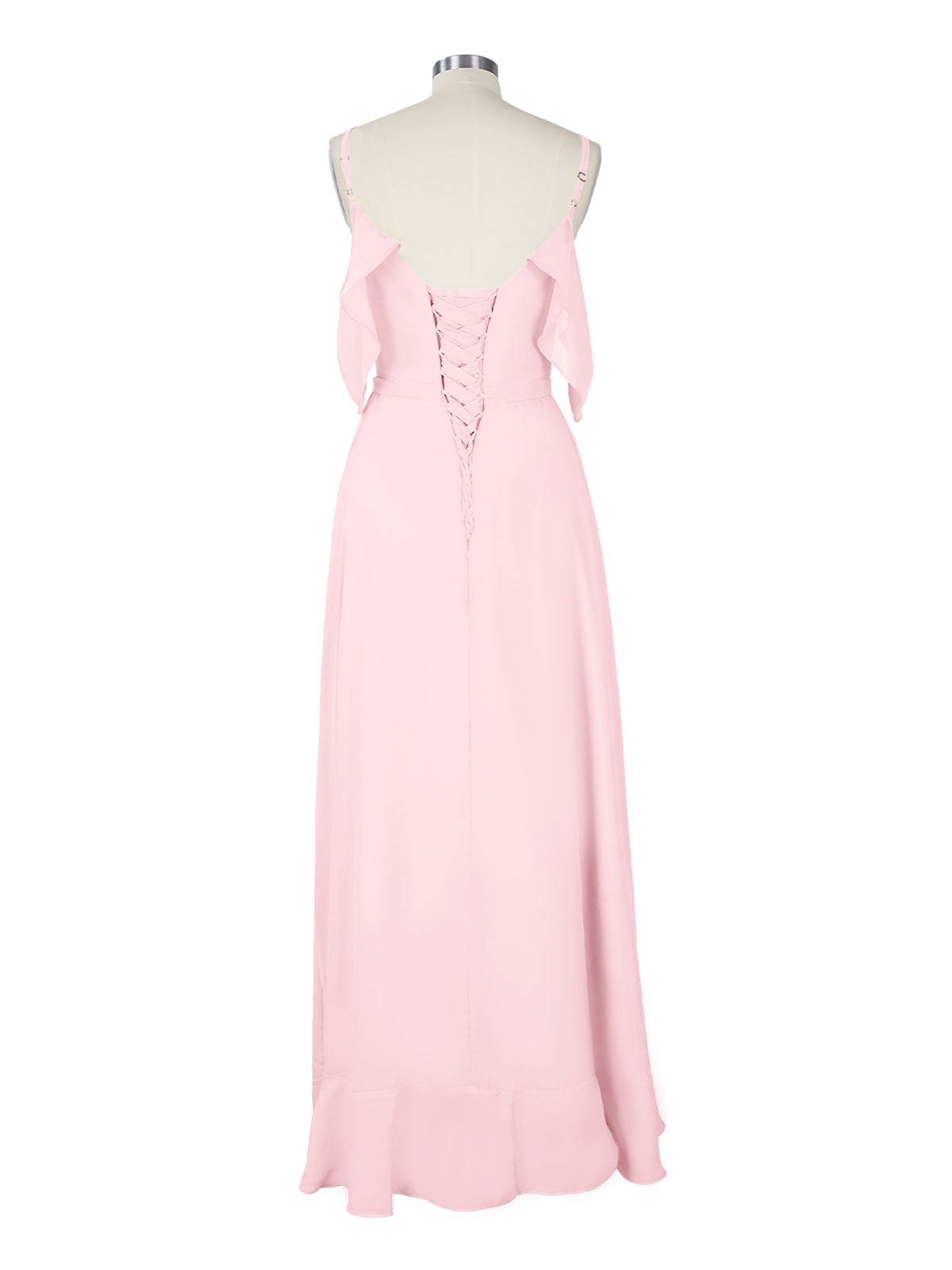 Flowy Spaghetti Bridesmaid Dress 