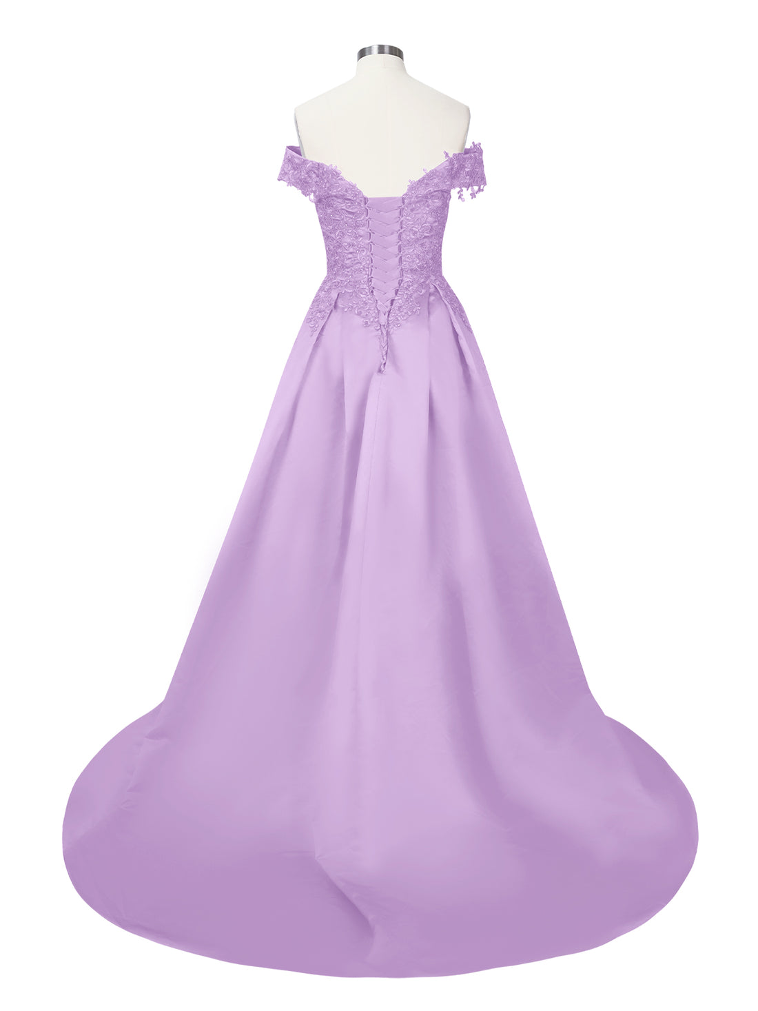 Applique Bodice Prom Dress 