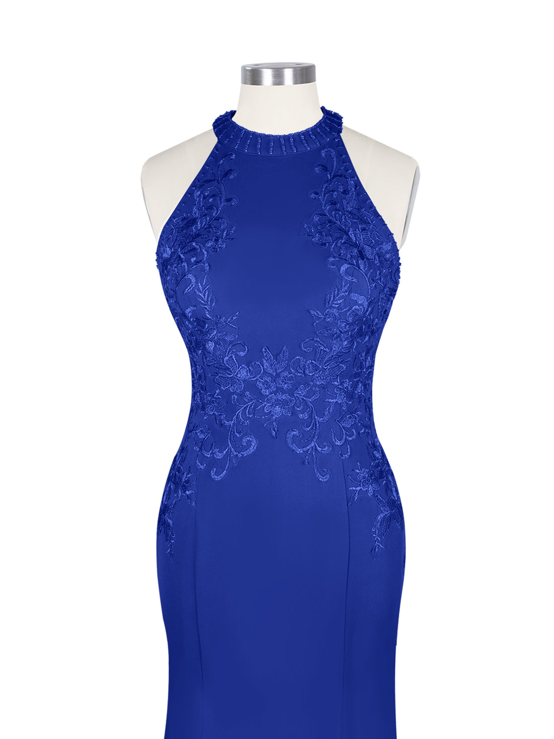Halter Neckline Trumpet Dress 
