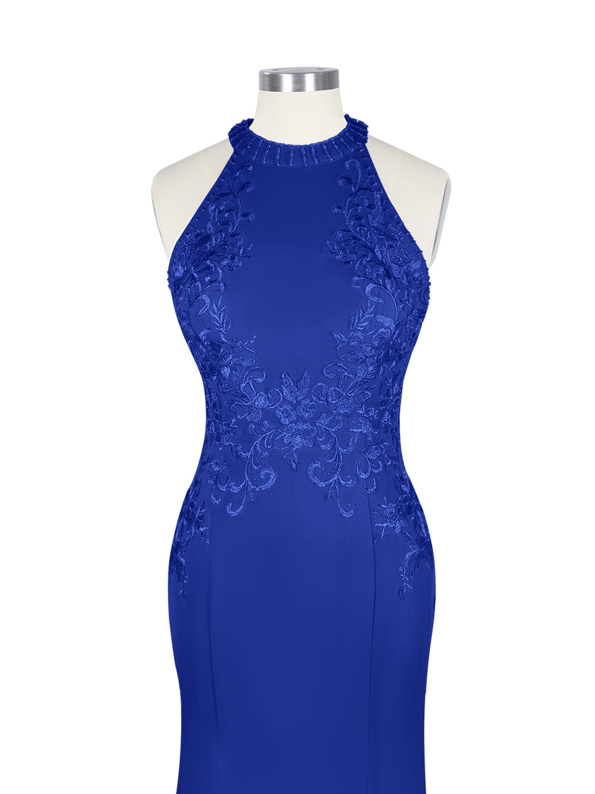 Halter Neckline Trumpet Dress 