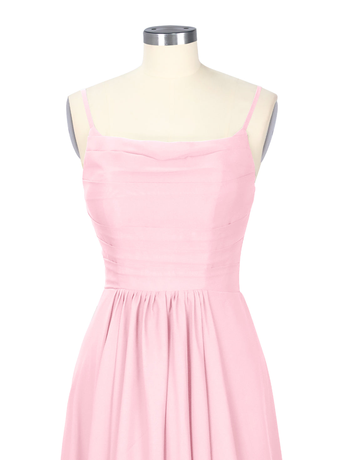 Spaghetti Asymmetrical Bridesmaid Dress 