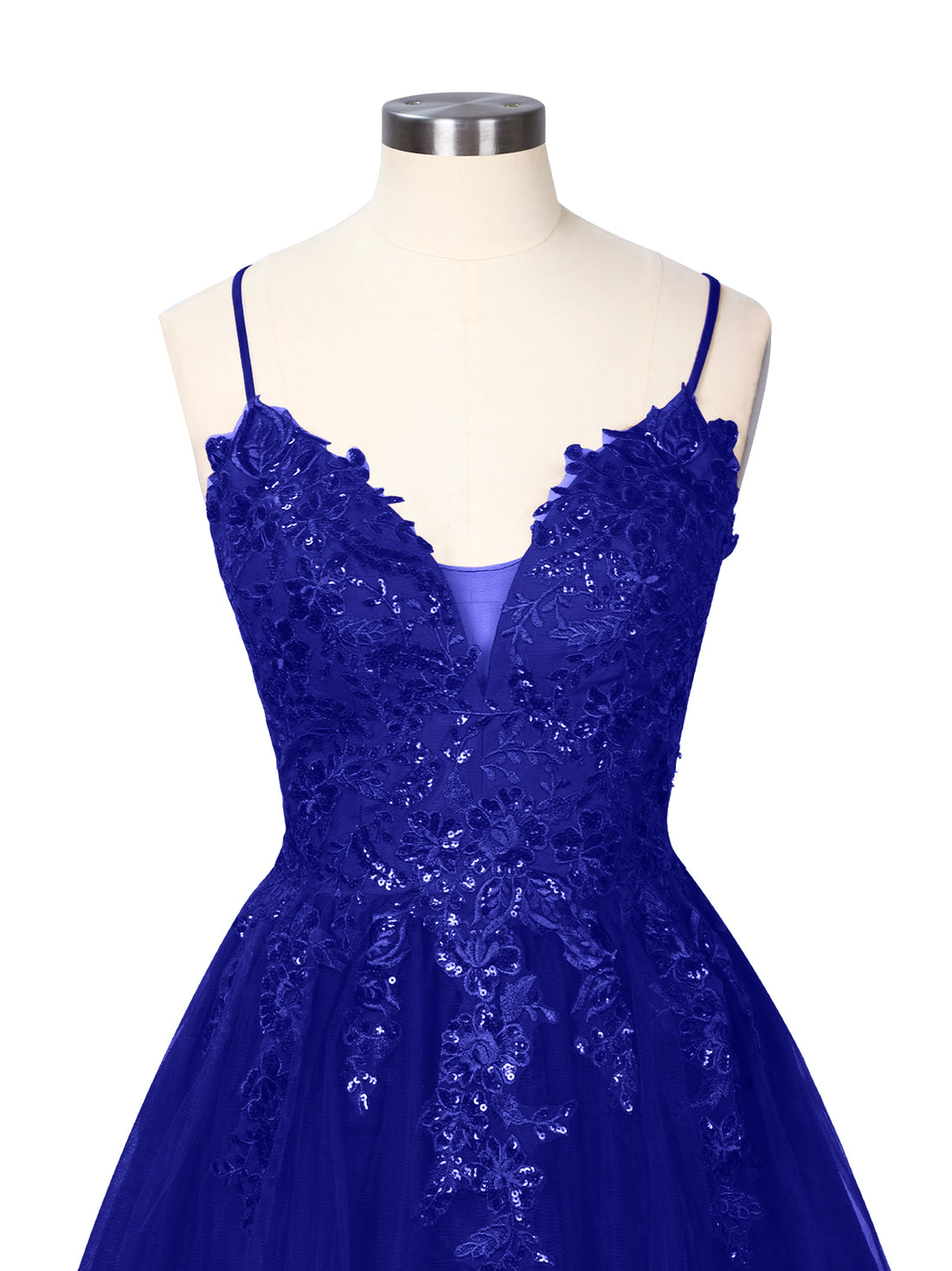 Applique Soft Tulle Mini Dress 