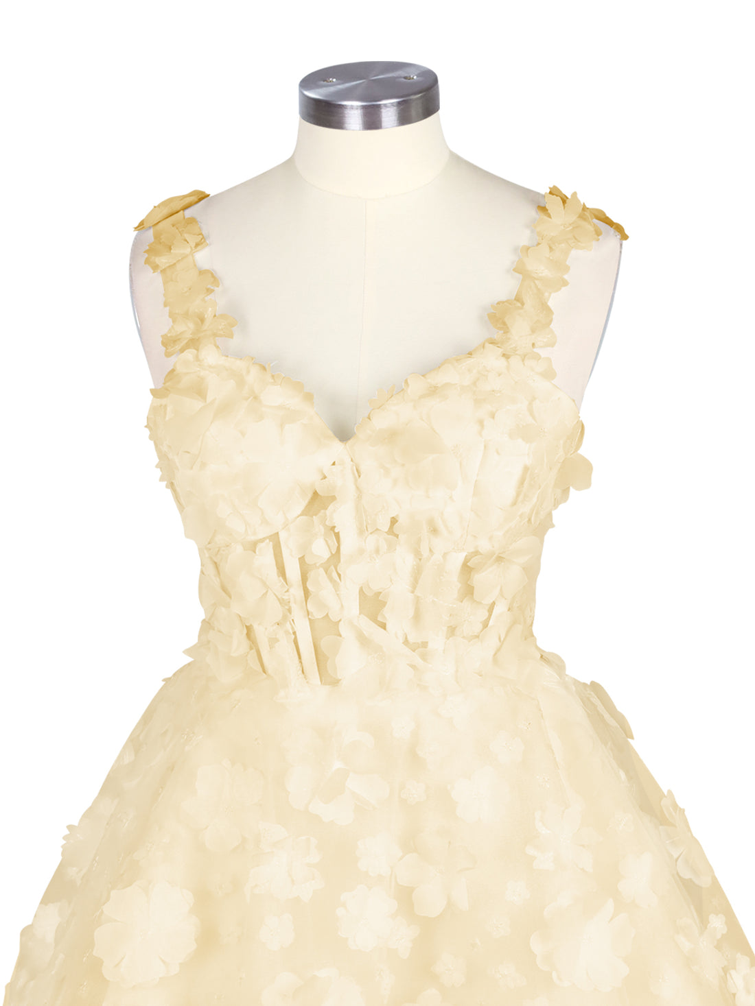 Sweetheart 3D Flower Wedding Dress 