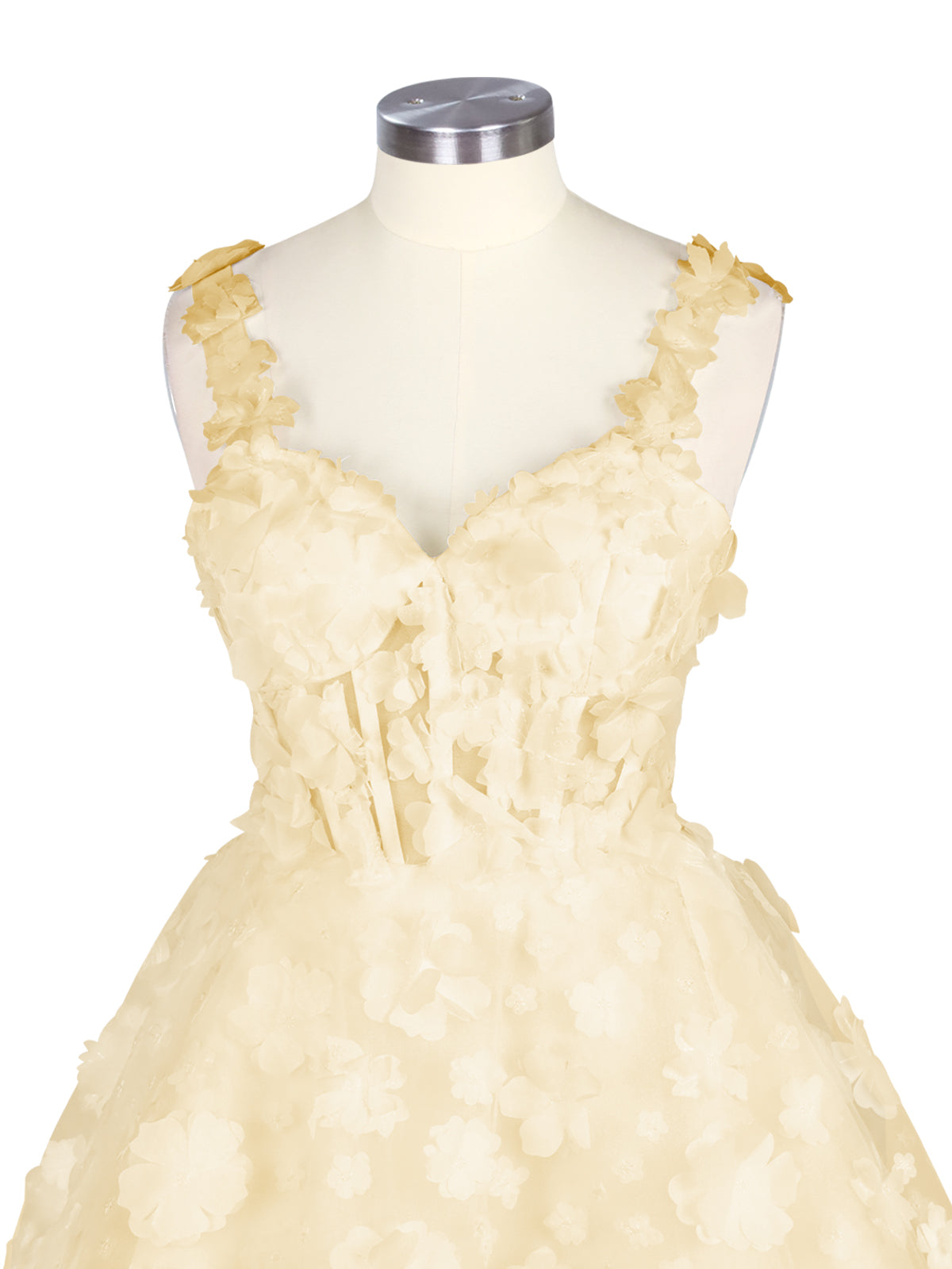 Sweetheart 3D Flower Wedding Dress 