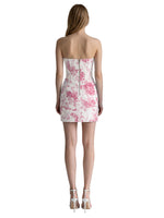 Sheath Floral Pattern Mini Dress 