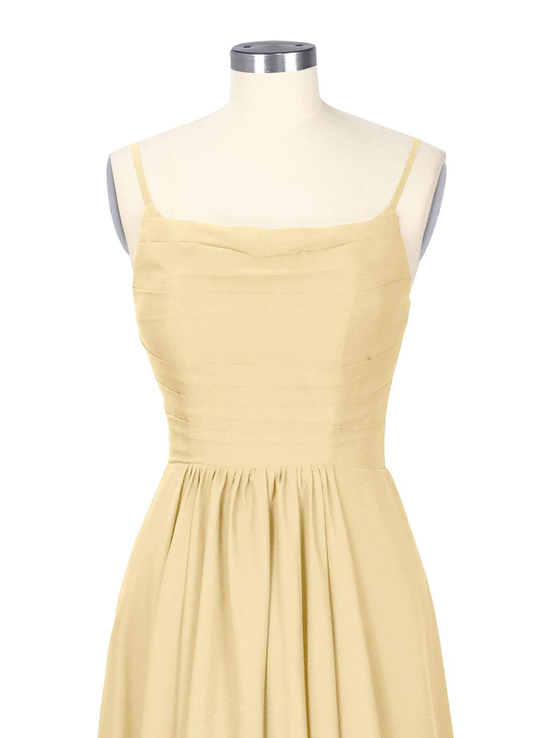Spaghetti Asymmetrical Bridesmaid Dress 