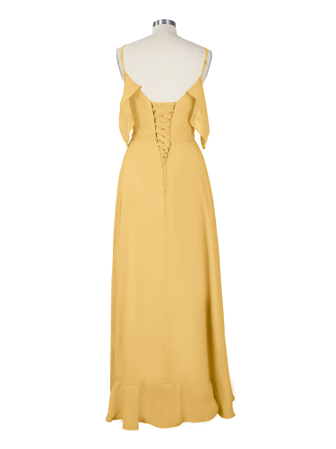 Flowy Spaghetti Bridesmaid Dress 