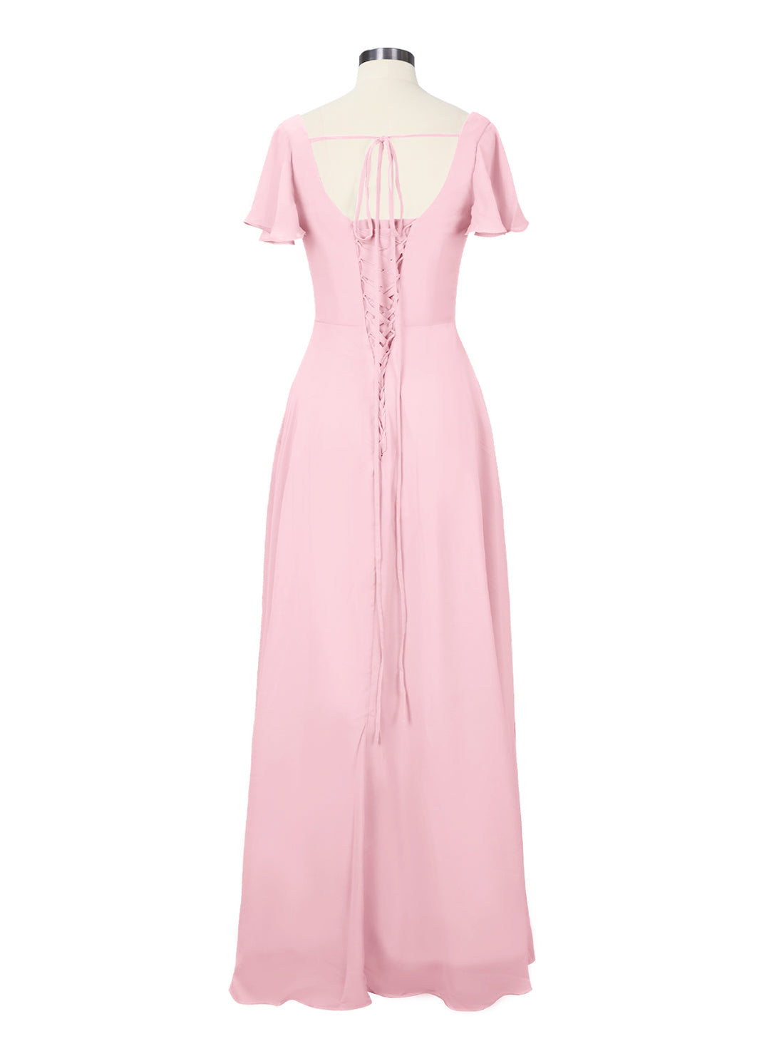 Flutter Sleeves Bridesmaid Dress 