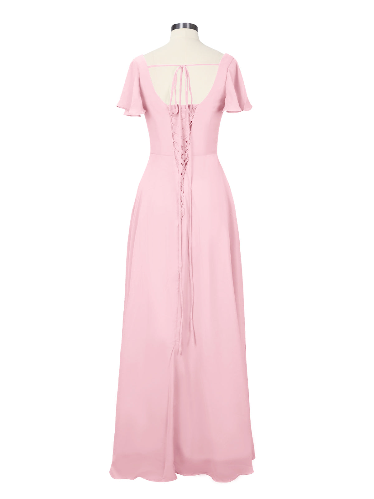 Flutter Sleeves Bridesmaid Dress 