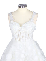 Sweetheart 3D Flower Wedding Dress 