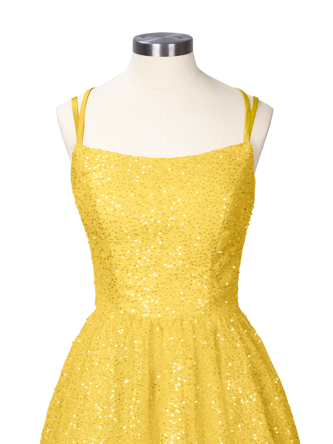 Sparkly Sequined A-line Mini Dress 