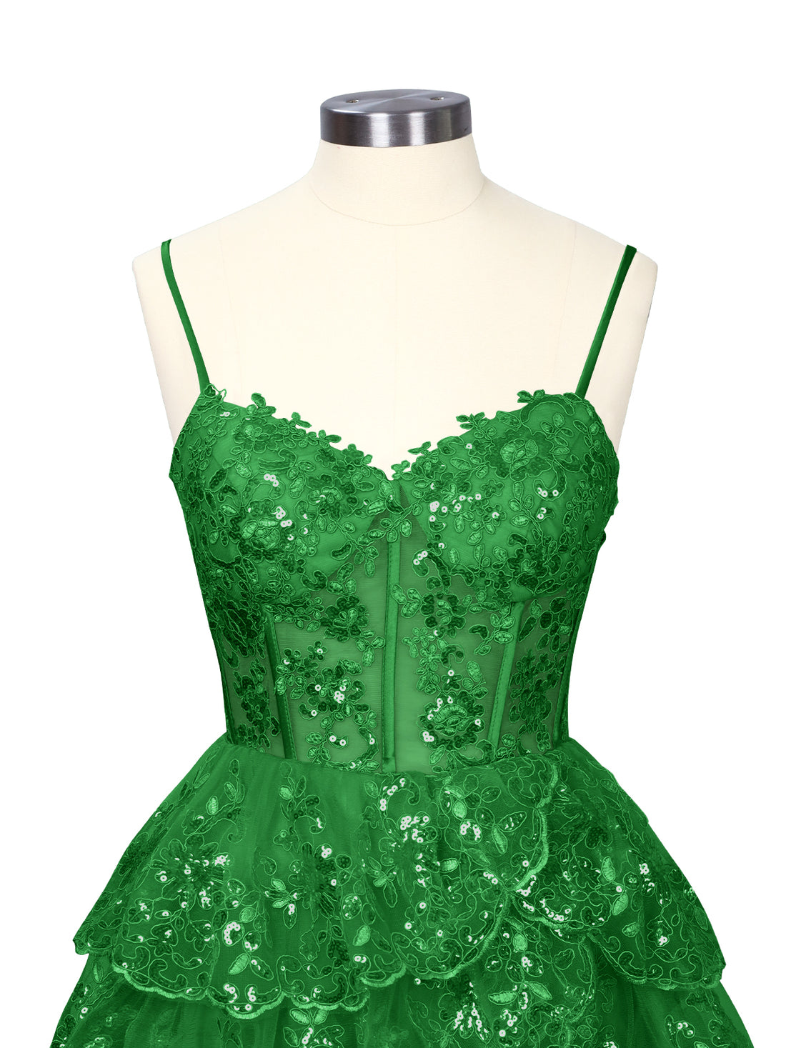 Sequin Appliques Mini Dress 