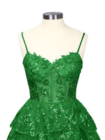 Sequin Appliques Mini Dress 