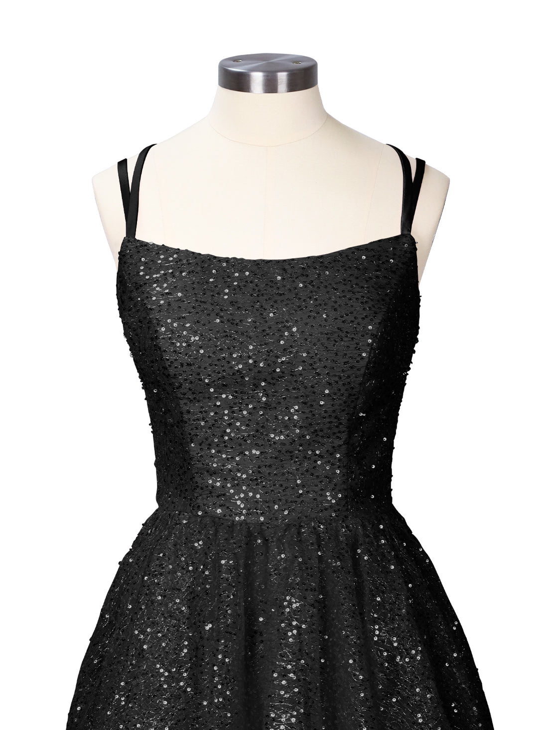 Sparkly Sequined A-line Mini Dress 