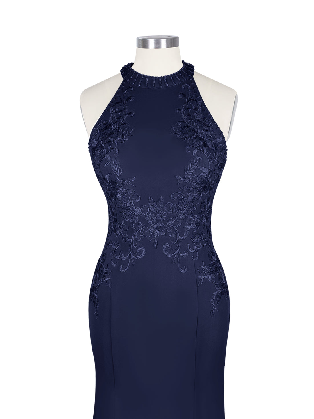 Halter Neckline Trumpet Dress 