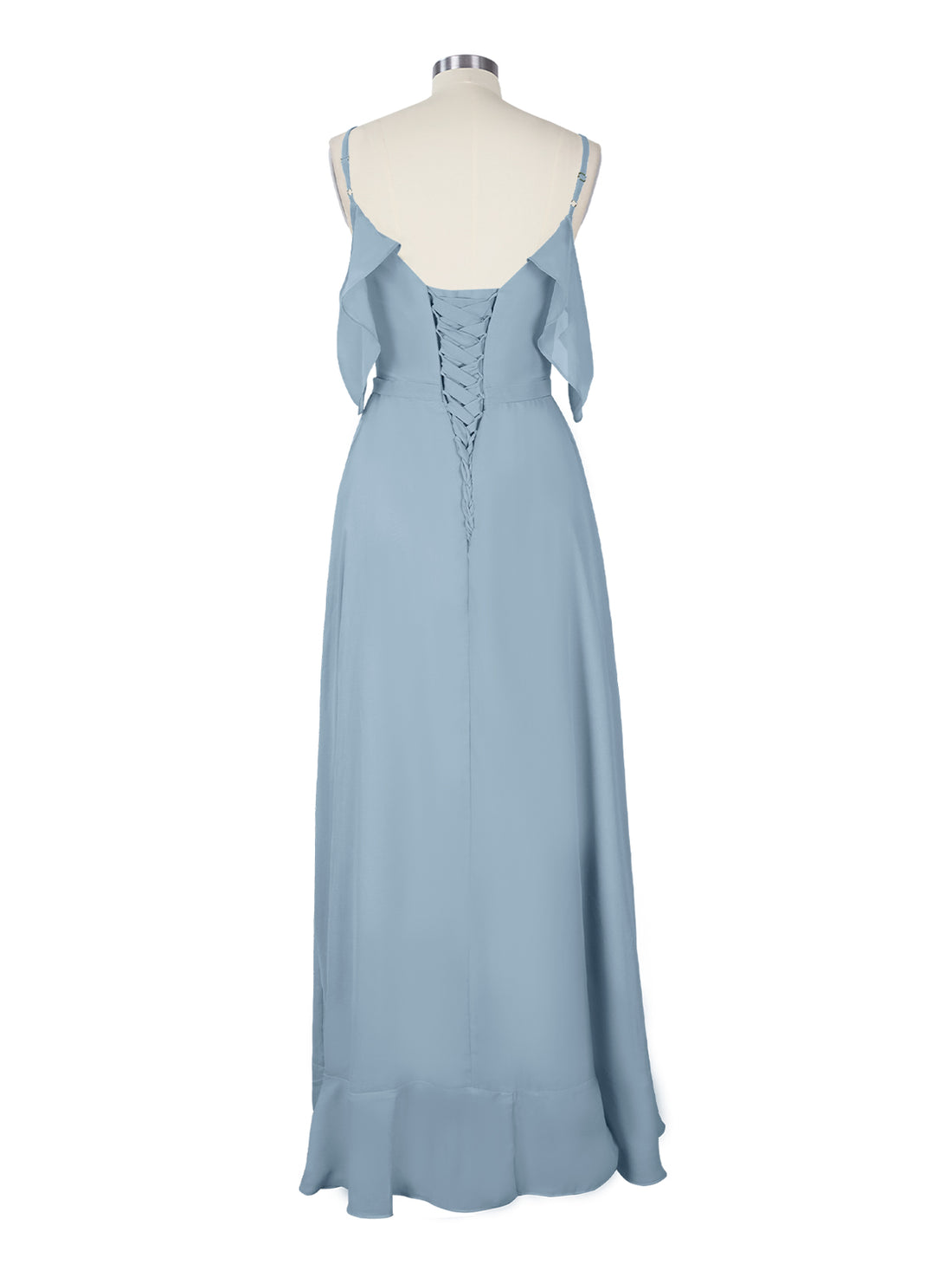 Flowy Spaghetti Bridesmaid Dress 