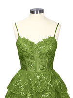 Sequin Appliques Mini Dress 