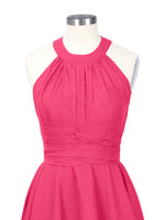 Halter Bridesmaid Dress 