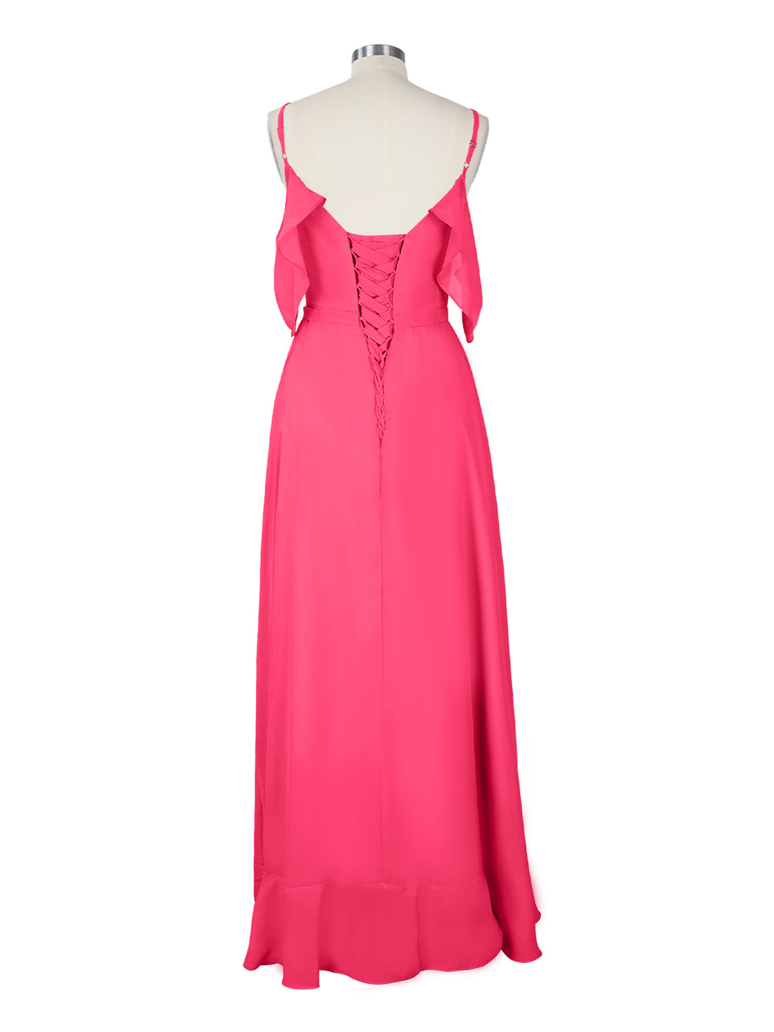 Flowy Spaghetti Bridesmaid Dress 