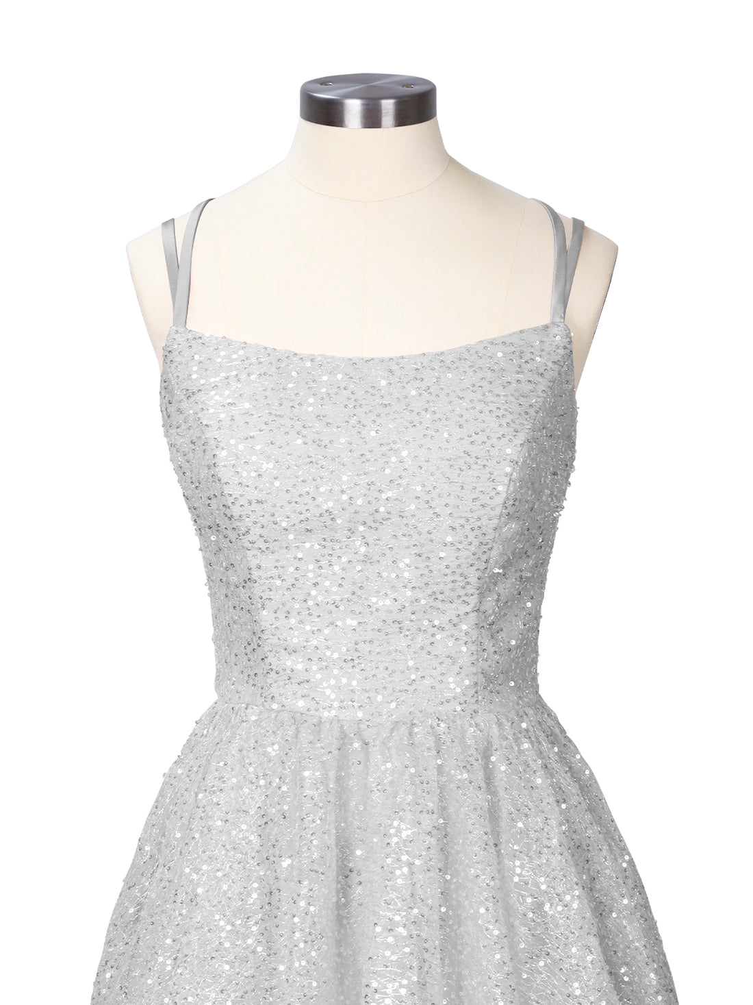 Sparkly Sequined A-line Mini Dress 