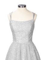Sparkly Sequined A-line Mini Dress 