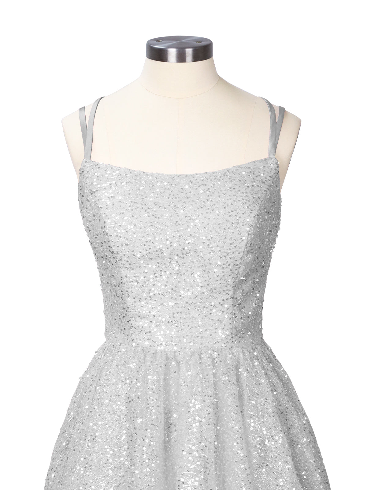 Sparkly Sequined A-line Mini Dress 