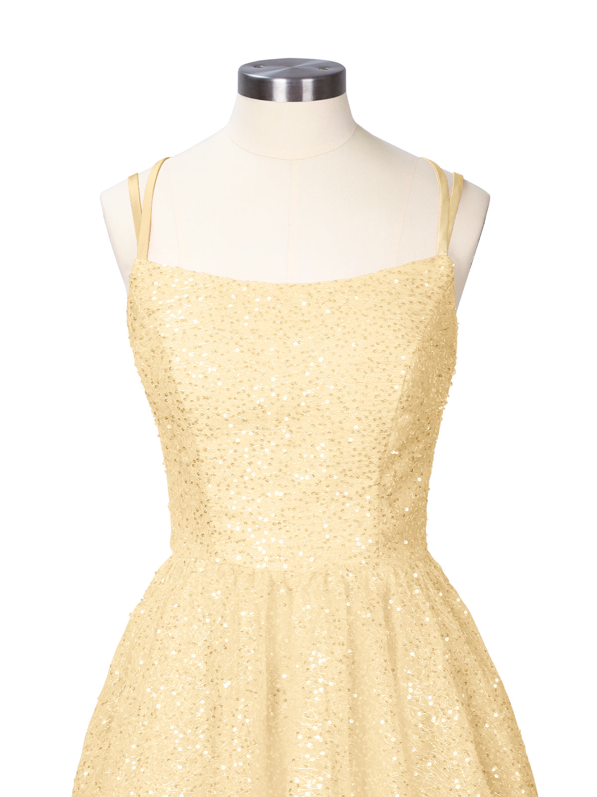 Sparkly Sequined A-line Mini Dress 